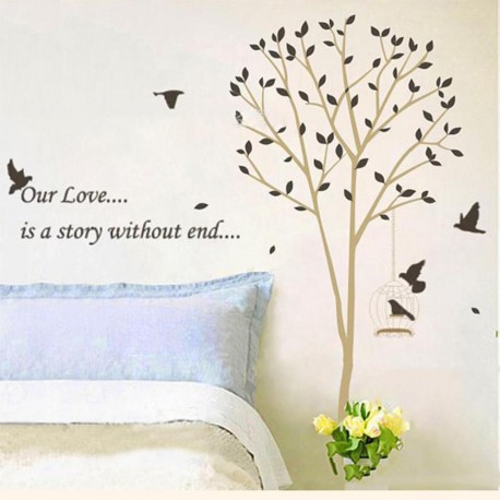 Sienos lipdukas Medis Our Love