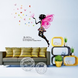 Sienos lipdukas Butterfly Fairy
