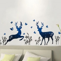 Sienos lipdukas Elnių porelė