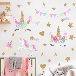 Sienos lipdukas Unicorn2
