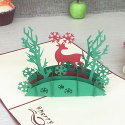 3D Kalėdinis atvirukas