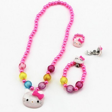 Papuošalų rinkinys Hello Kitty