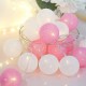 Medvilninė LED girlianda Balls
