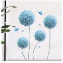 Sienos lipdukas Blue Dandelion