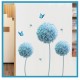 Sienos lipdukas Blue Dandelion
