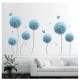 Sienos lipdukas Blue Dandelion
