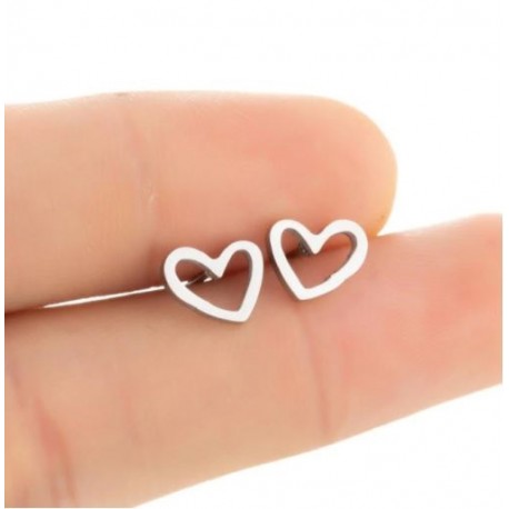 Auskarai Love Heart
