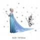 Sienos lipdukas Frozen