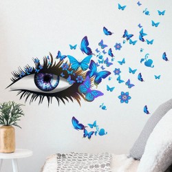 Sienos lipdukas Eye Lash Butterfly