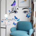 Sienos lipdukas Eye Butterfly