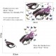 Sienos lipdukas Eye Lash Butterfly