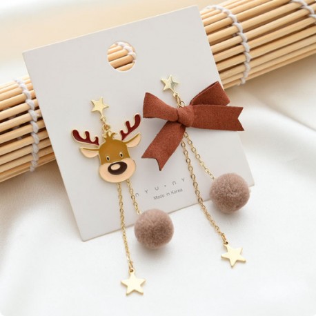 Auskarai Ball Deer
